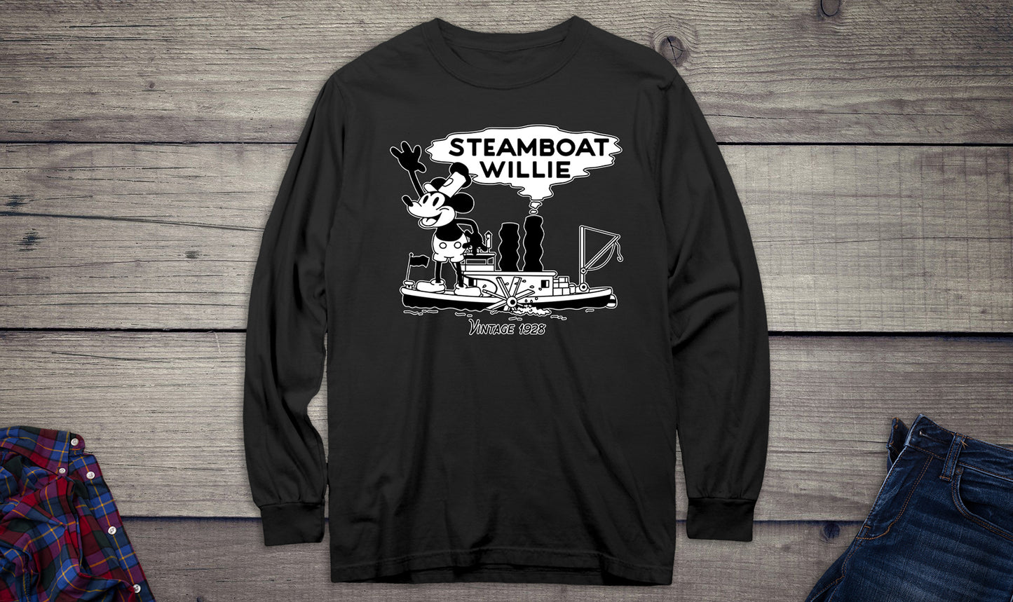 Steamboat Willie Vintage 1928 Long Sleeve Tee