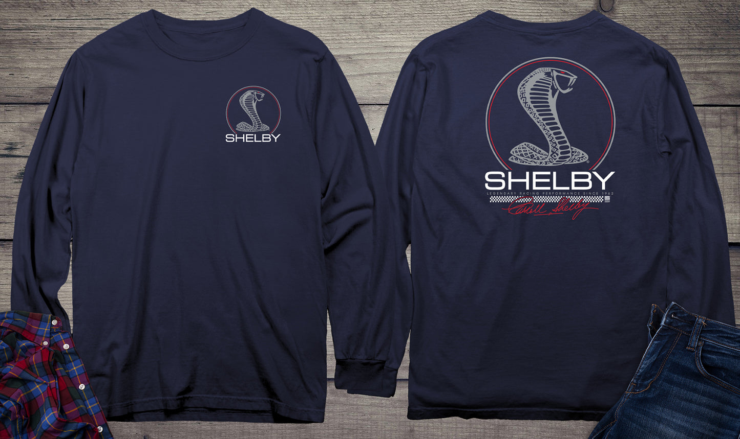 Cobra Legendary Racing With Crest Long Sleeve Tee