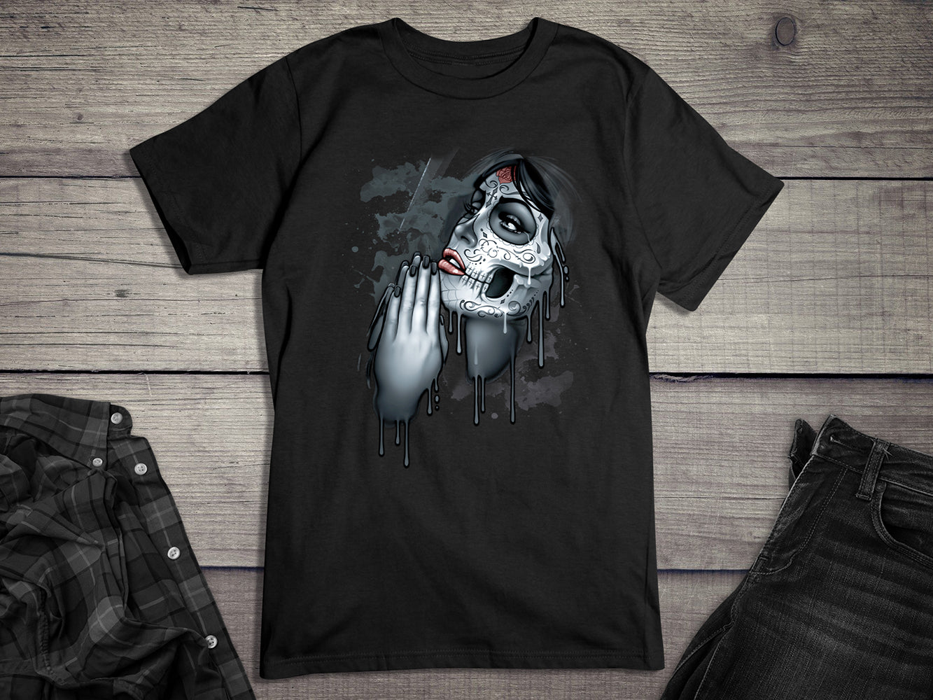 Day Of Dead Pray T-Shirt