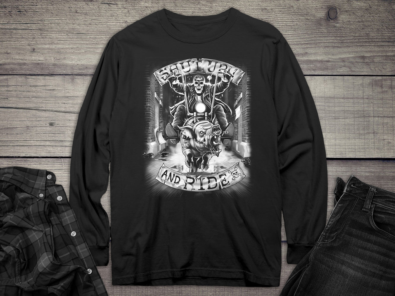 Shut Up & Ride Long Sleeve Tee