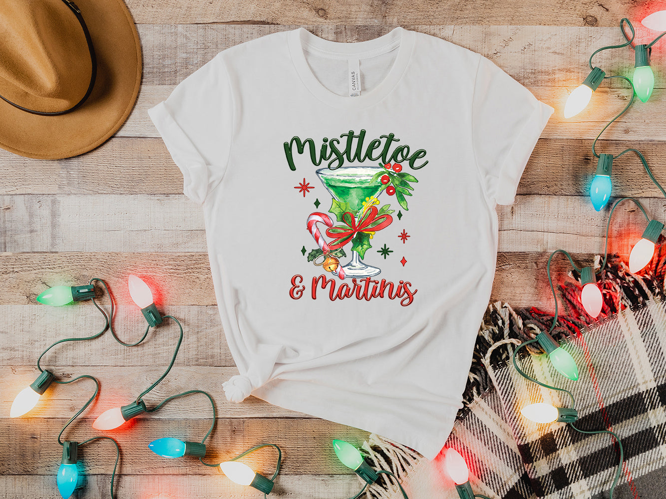Mistletoe And Martinis T-Shirt
