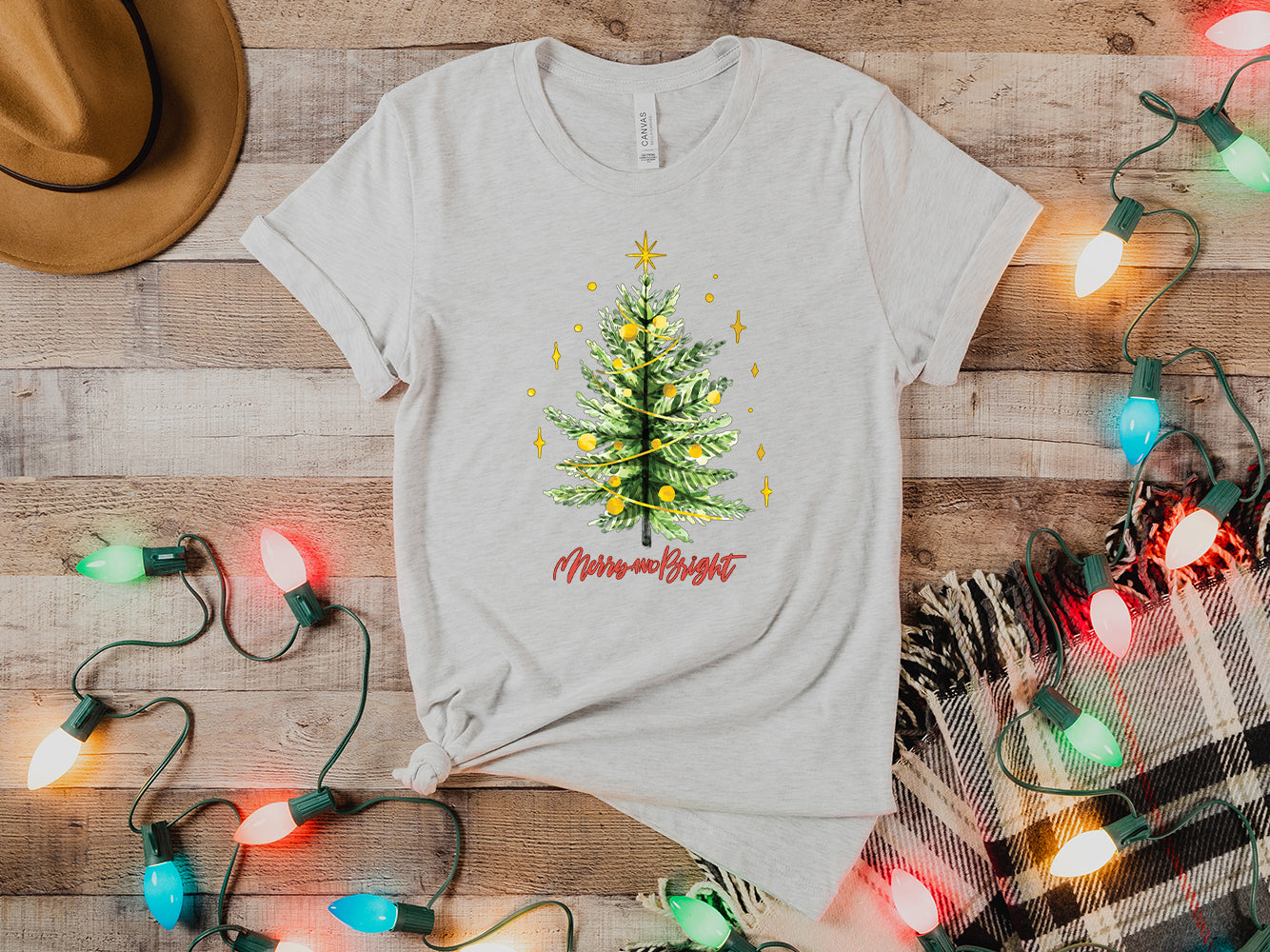 Merry & Bright Tree T-Shirt