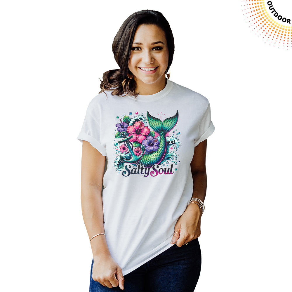 Adult Unisex Salty Soul Solar Tee
