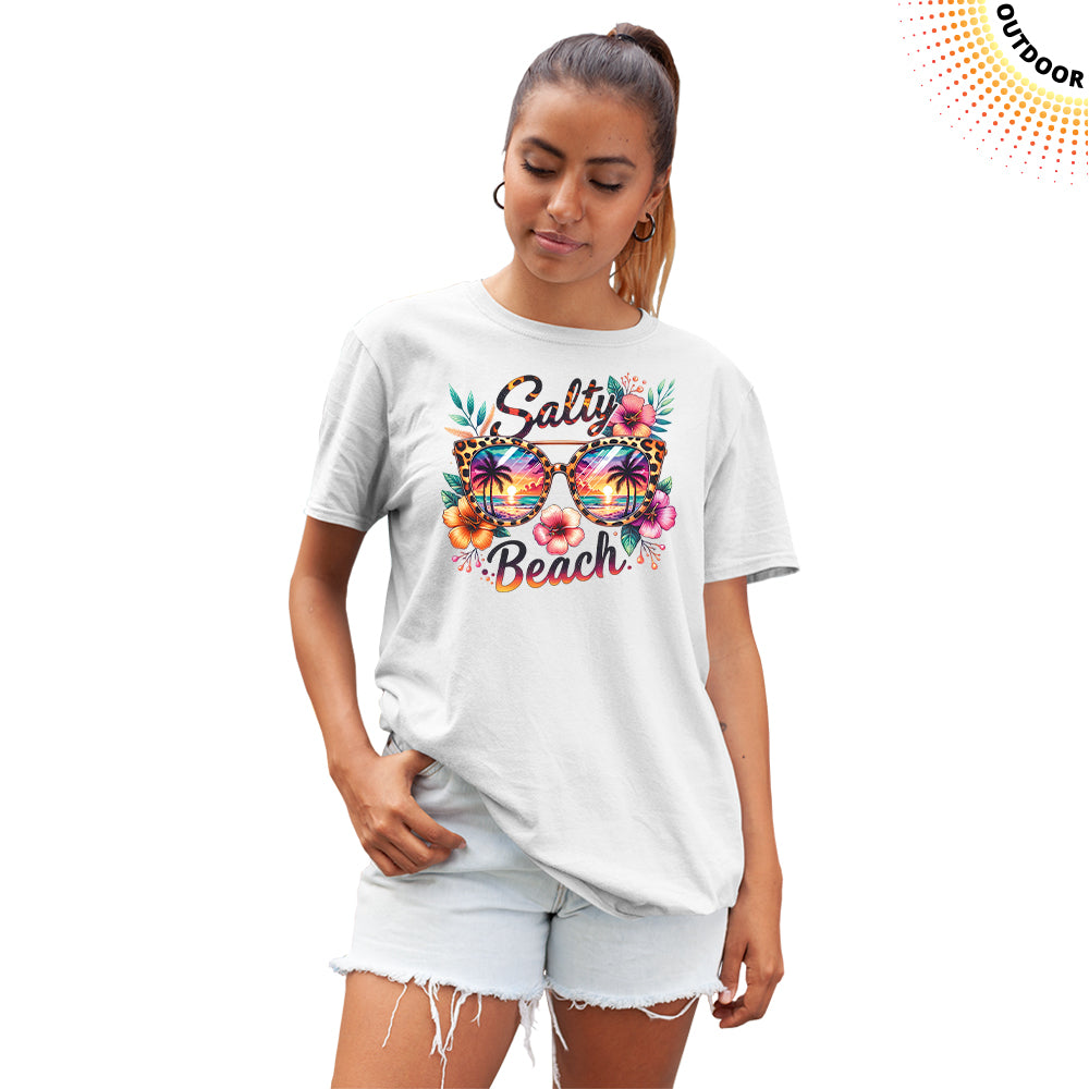 Adult Unisex Salty Beach Solar Tee