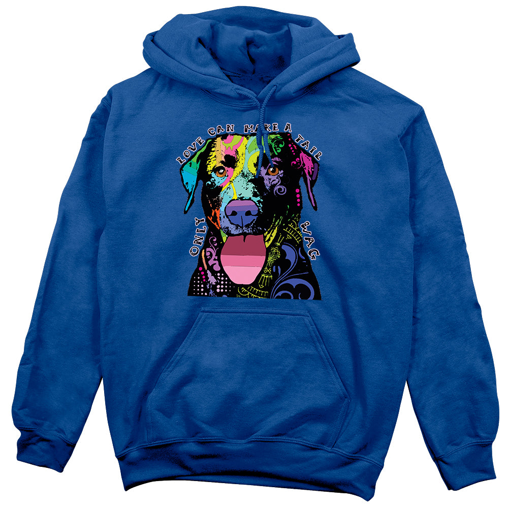 Dog Hoodie, Love Can Make a Tail Wag