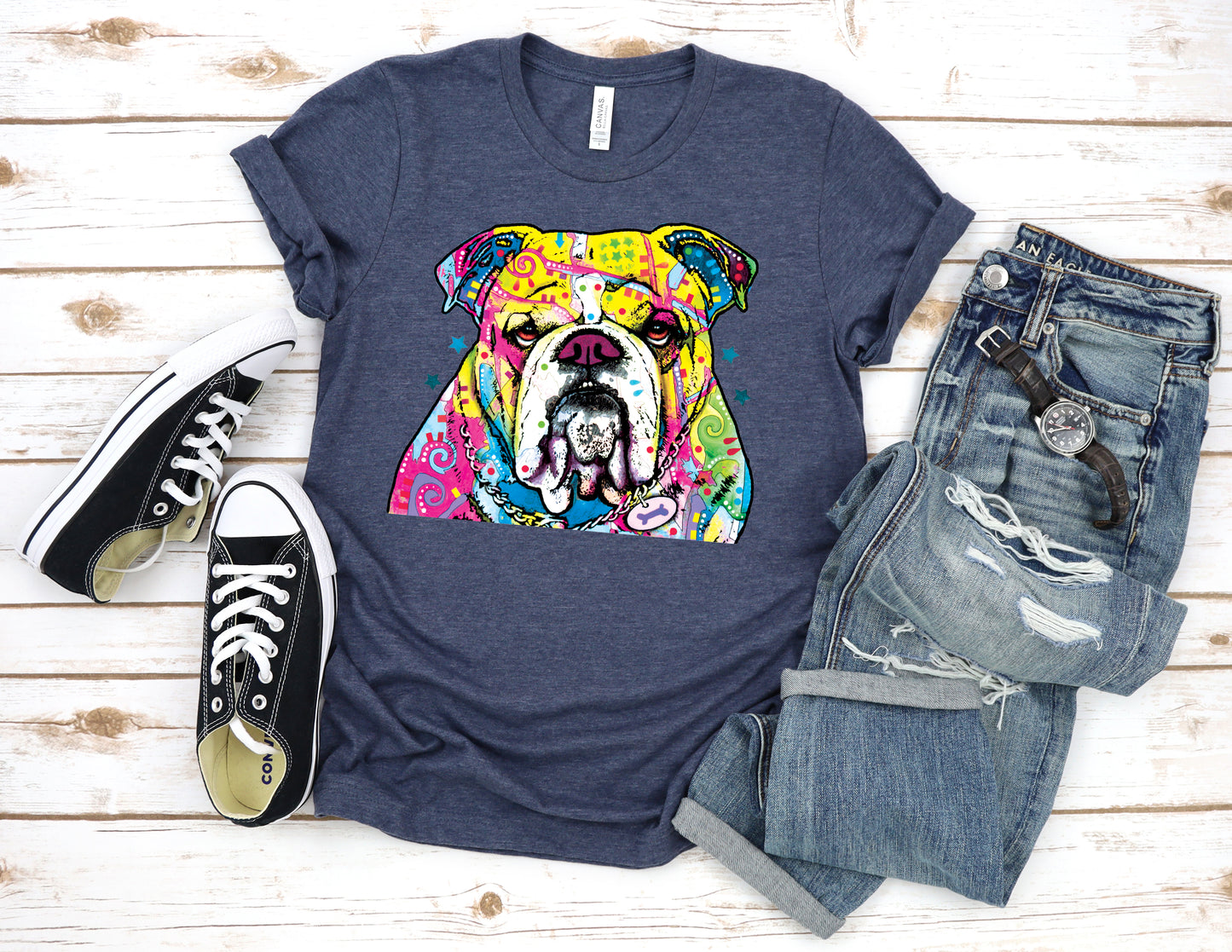 Neon Bulldog T-shirt