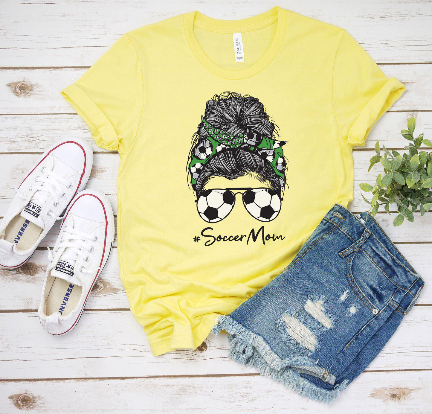 Soccer Mom Bun T-shirt