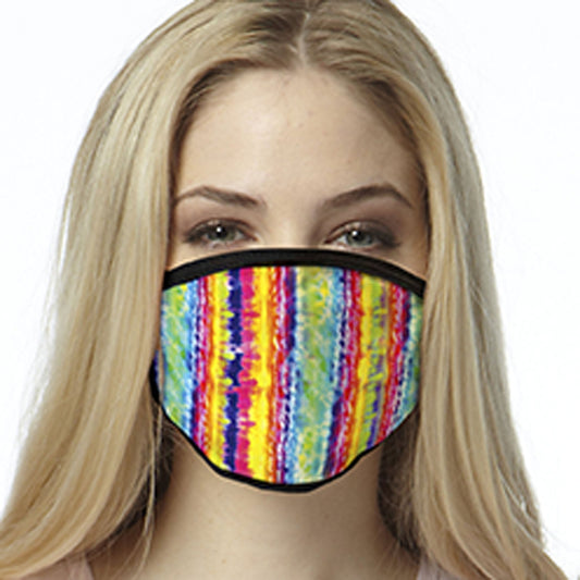 Tie Dye FACE MASK Tie Dye Stripes Cover Your Face Masks