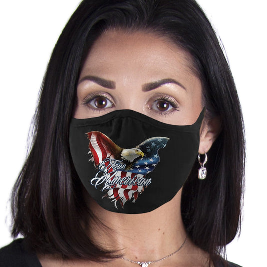 American Eagle FACE MASK True American Flag Face Covering