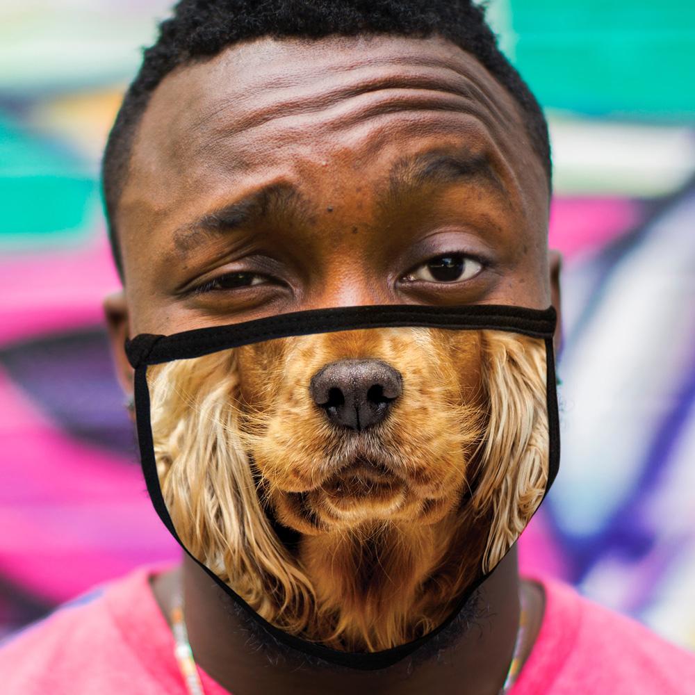 Cocker Spaniel FACE MASK Cover Your Face Dog Breed Masks