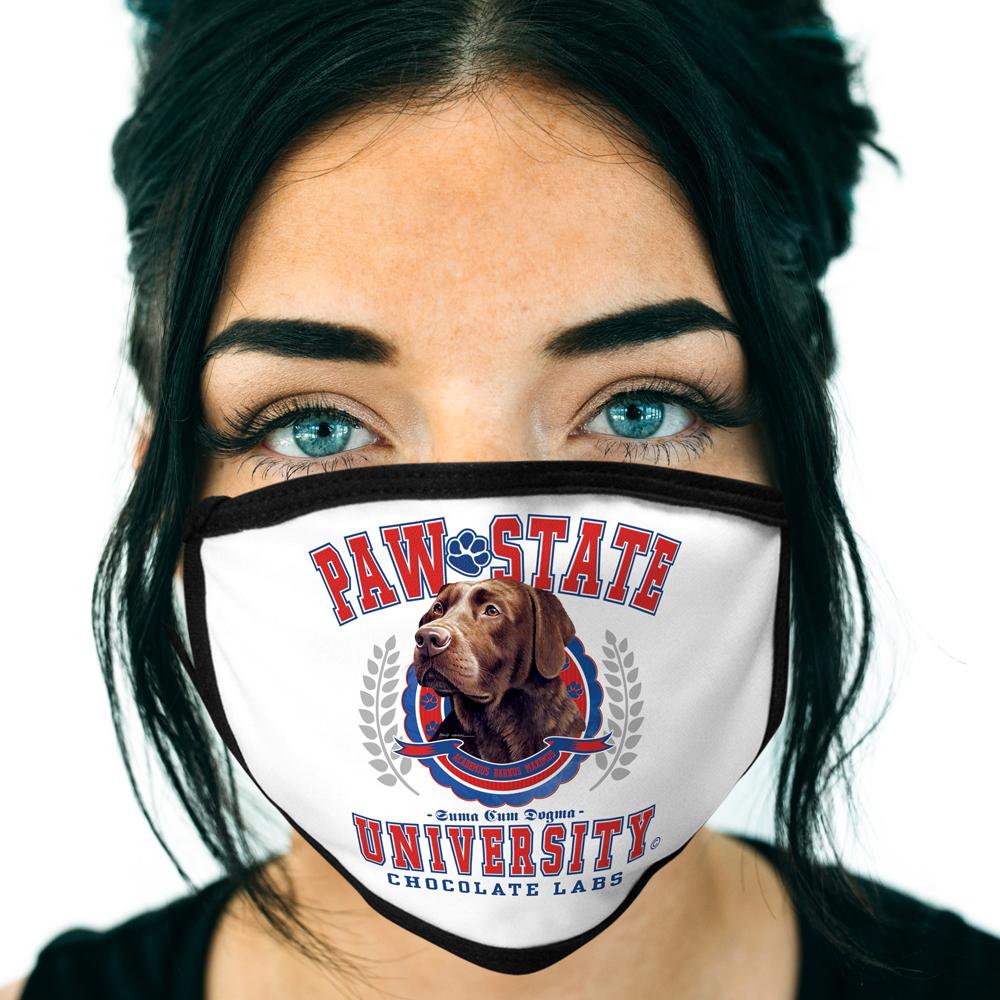 Chocolate Lab FACE MASK Cover Your Face Dog Breed Masks