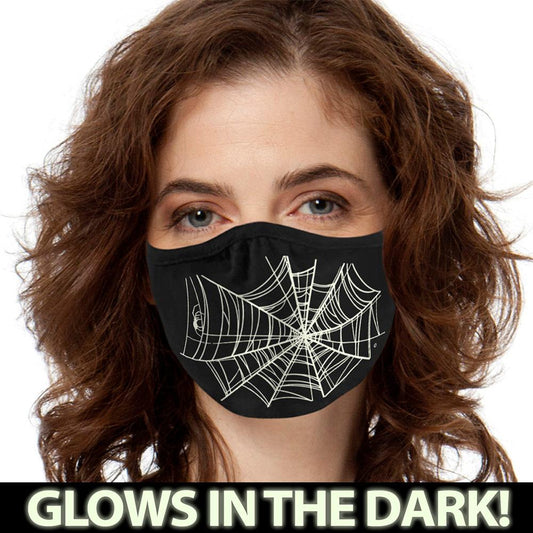 Spiderweb GLOW FACE MASK Face Covering