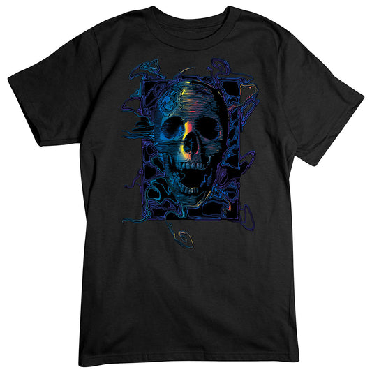 Skull Colored Lines T-Shirt