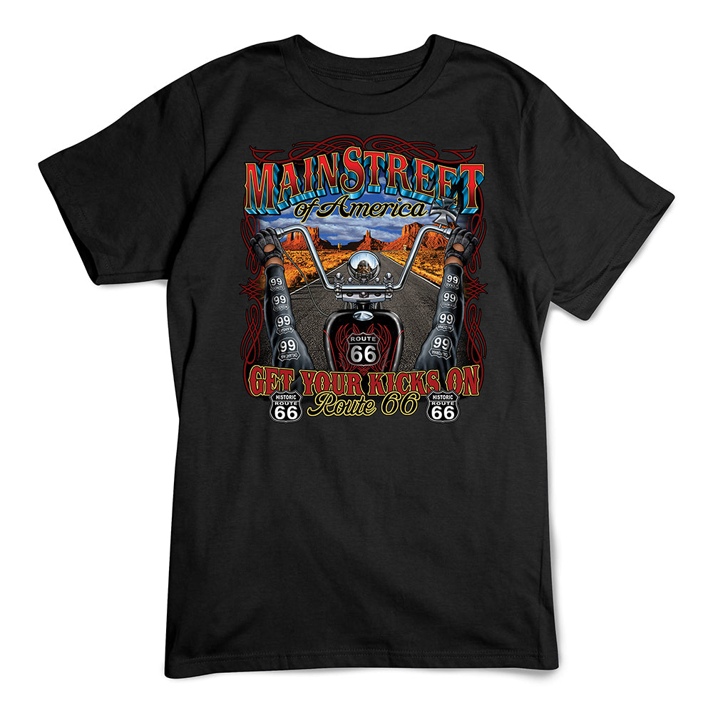 Main Street Bike 66 T-Shirt