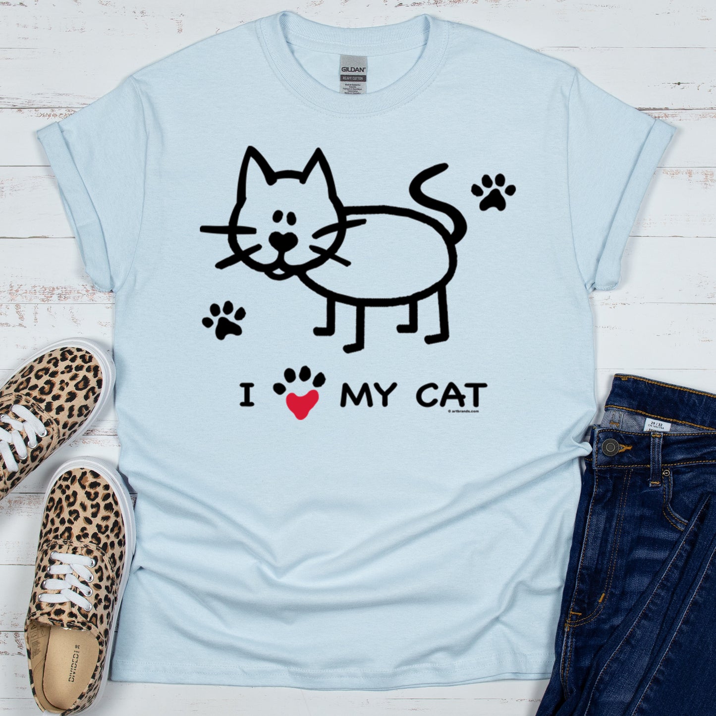I Heart My Cat T-Shirt