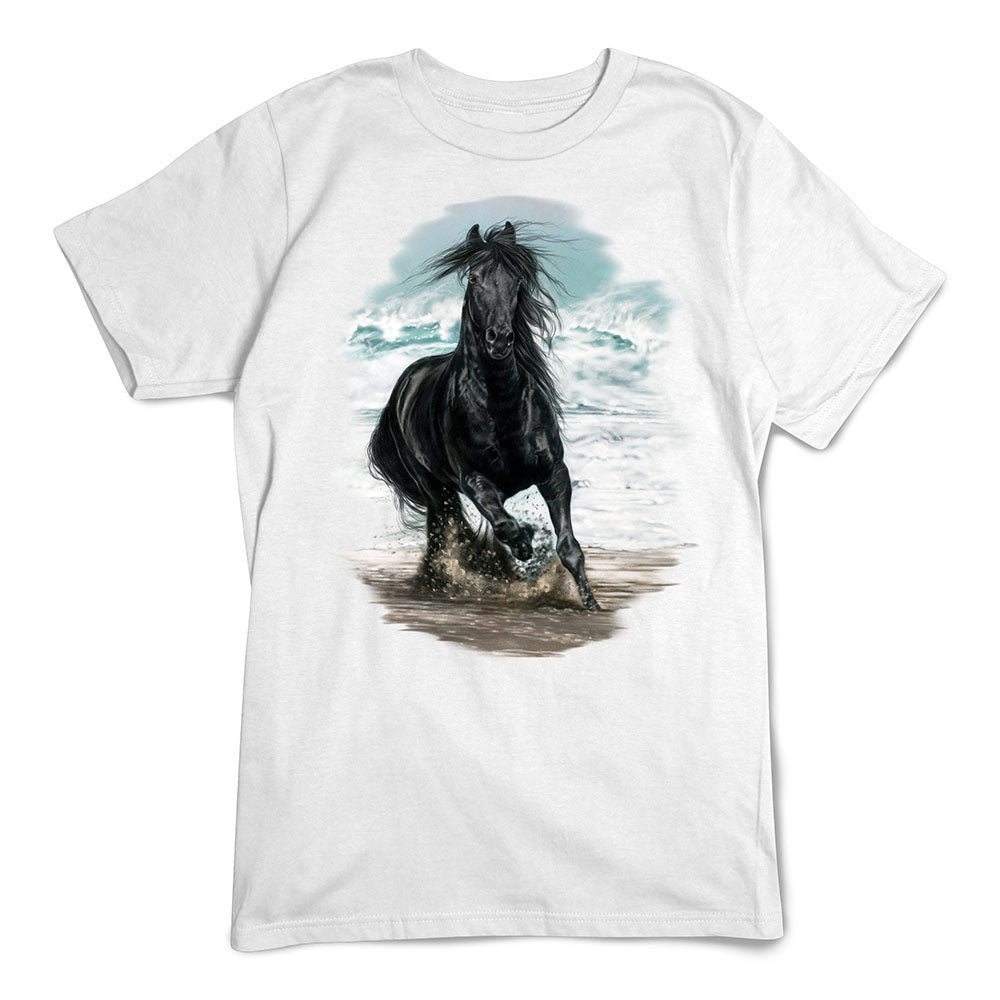 Horse T-Shirt, On The Beach