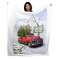 50" x 60" Christmas Tree Plush Minky Blanket