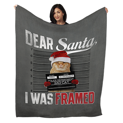 50" x 60" Framed Plush Minky Blanket