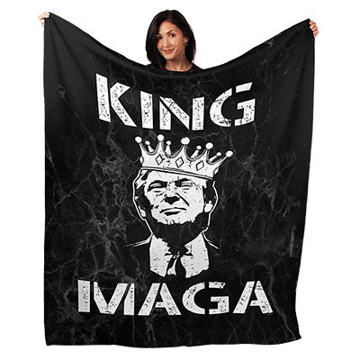 50" x 60" King MAGA Plush Minky Blanket