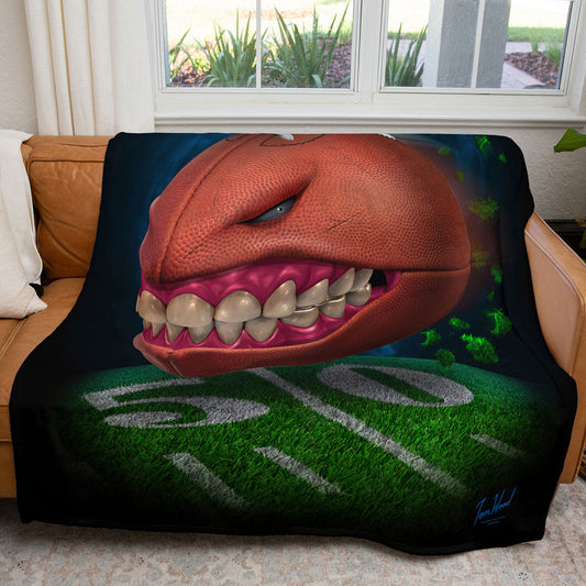 Monster Football 50" x 60" Fleece Blanket