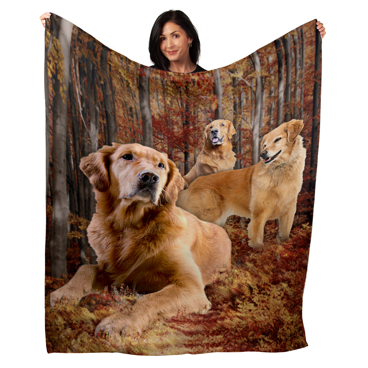 Golden Retriever 50" x 60" Fleece Blanket