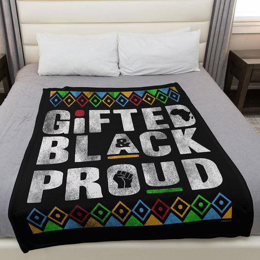 Gifted Black Proud 50" x 60" Fleece Blanket