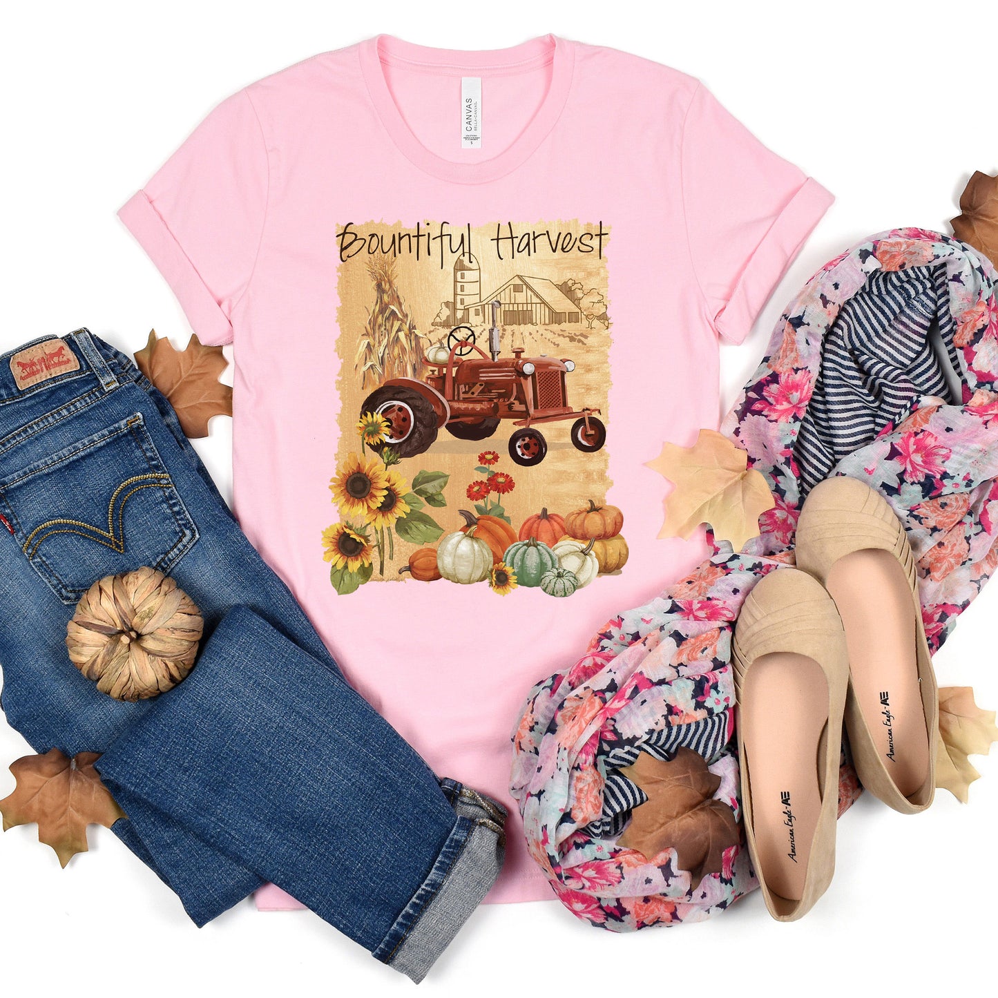 Bountiful Harvest T-shirt, Autumn Tee