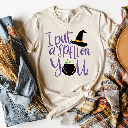 Witch Spell T-shirt, Halloween Tee