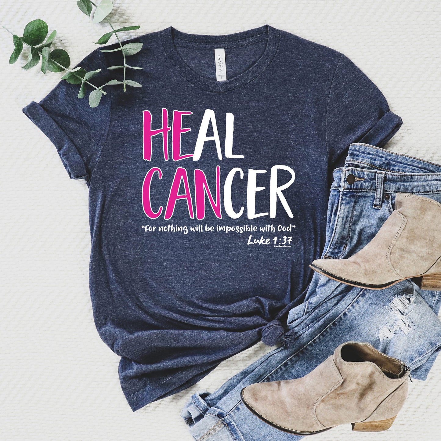 He Can T-shirt, Cancer Awareness Tee