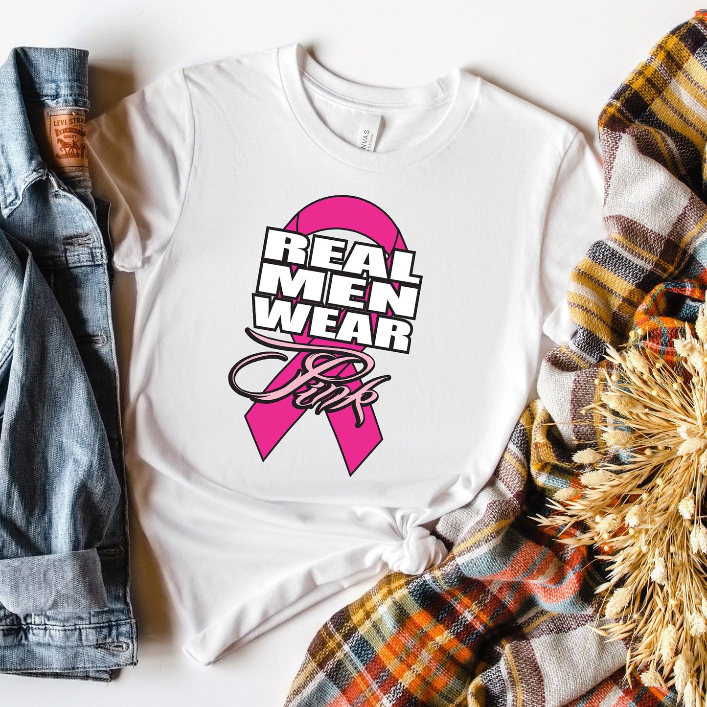 Real Men T-shirt, Cancer Awareness Tee