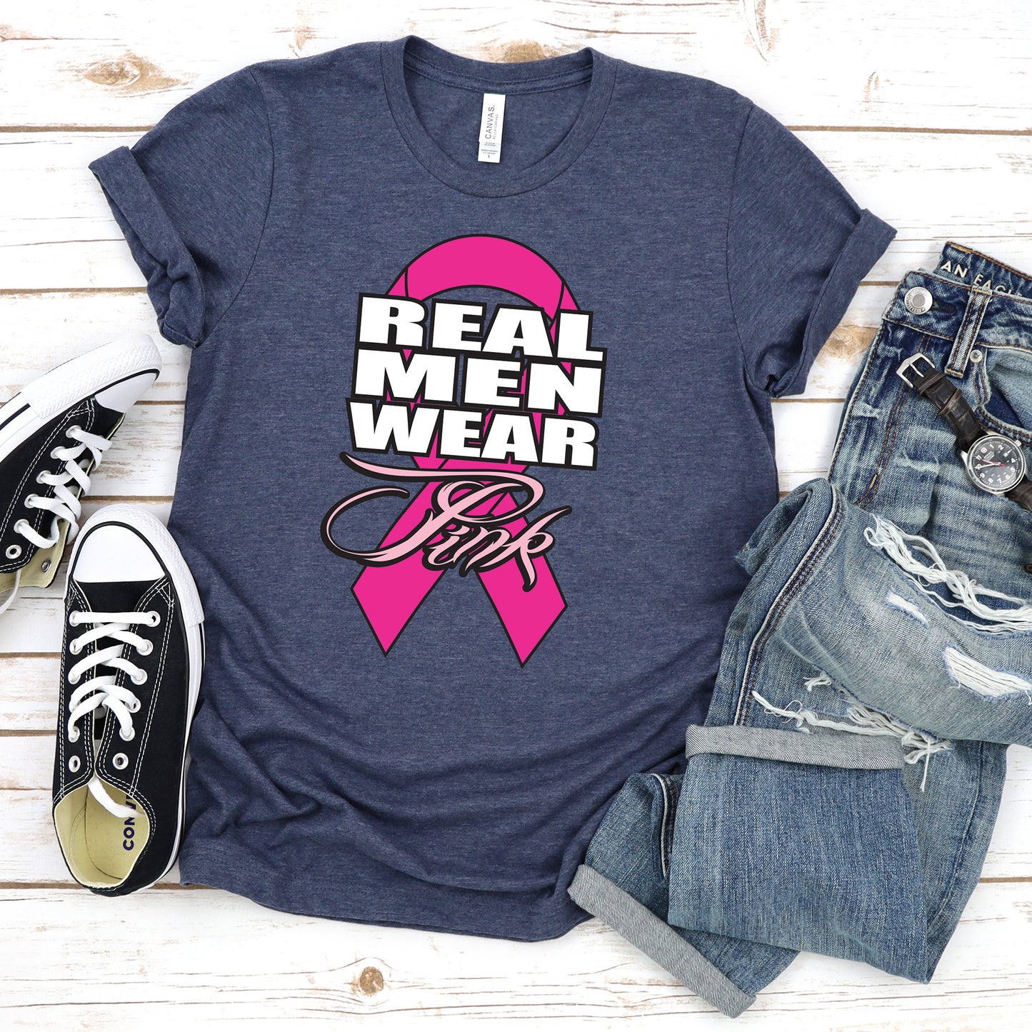 Real Men T-shirt, Cancer Awareness Tee