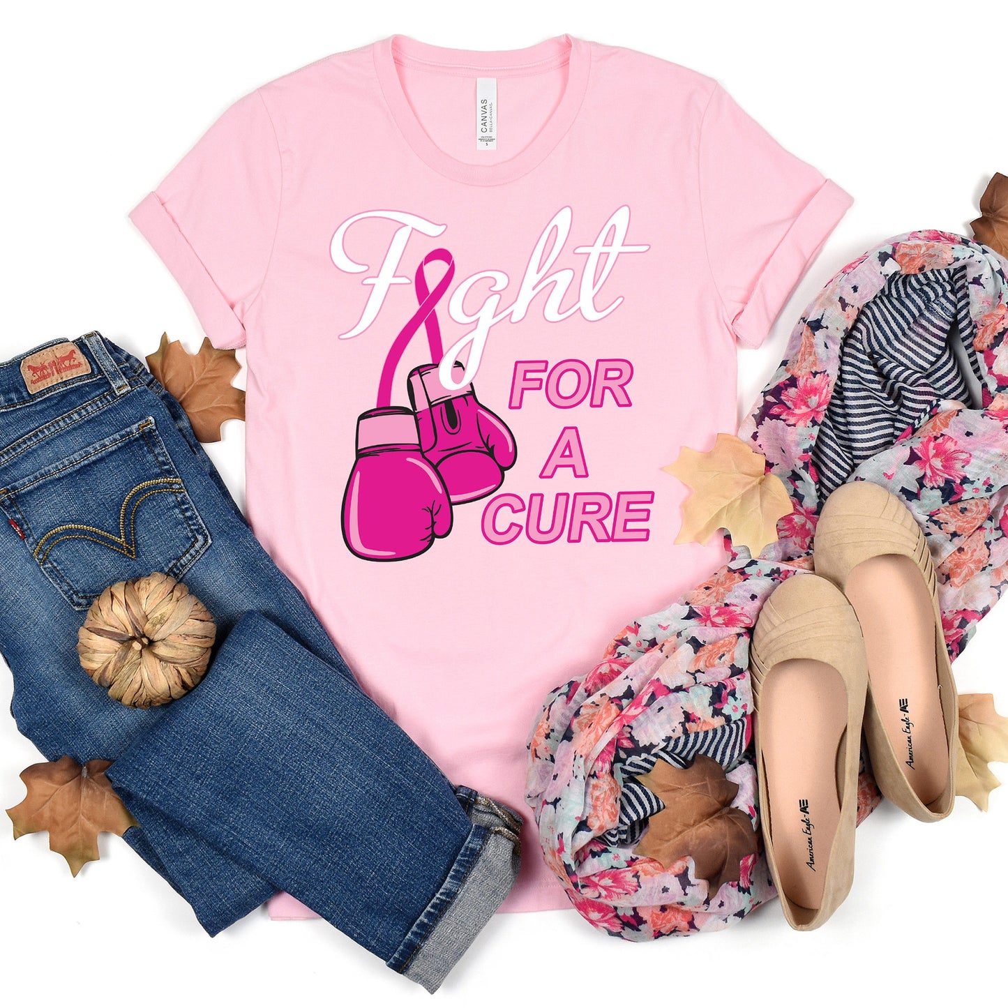 Fight For A Cure T-shirt, Cancer Awareness Tee