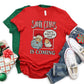 Santa Claus Is Coming T-shirt, Christmas Tee