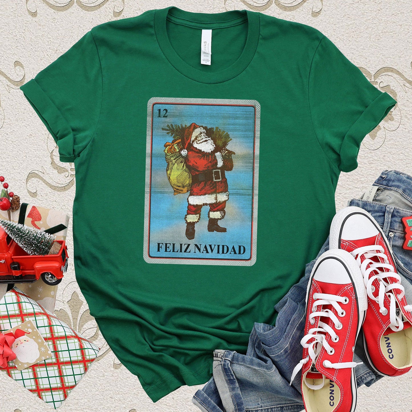 Christmas Card T-shirt, Christmas Tee