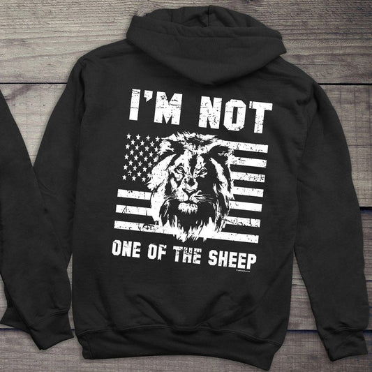 American Pride Hoodie, Not One Of The Sheep Hooded Sweatshirt