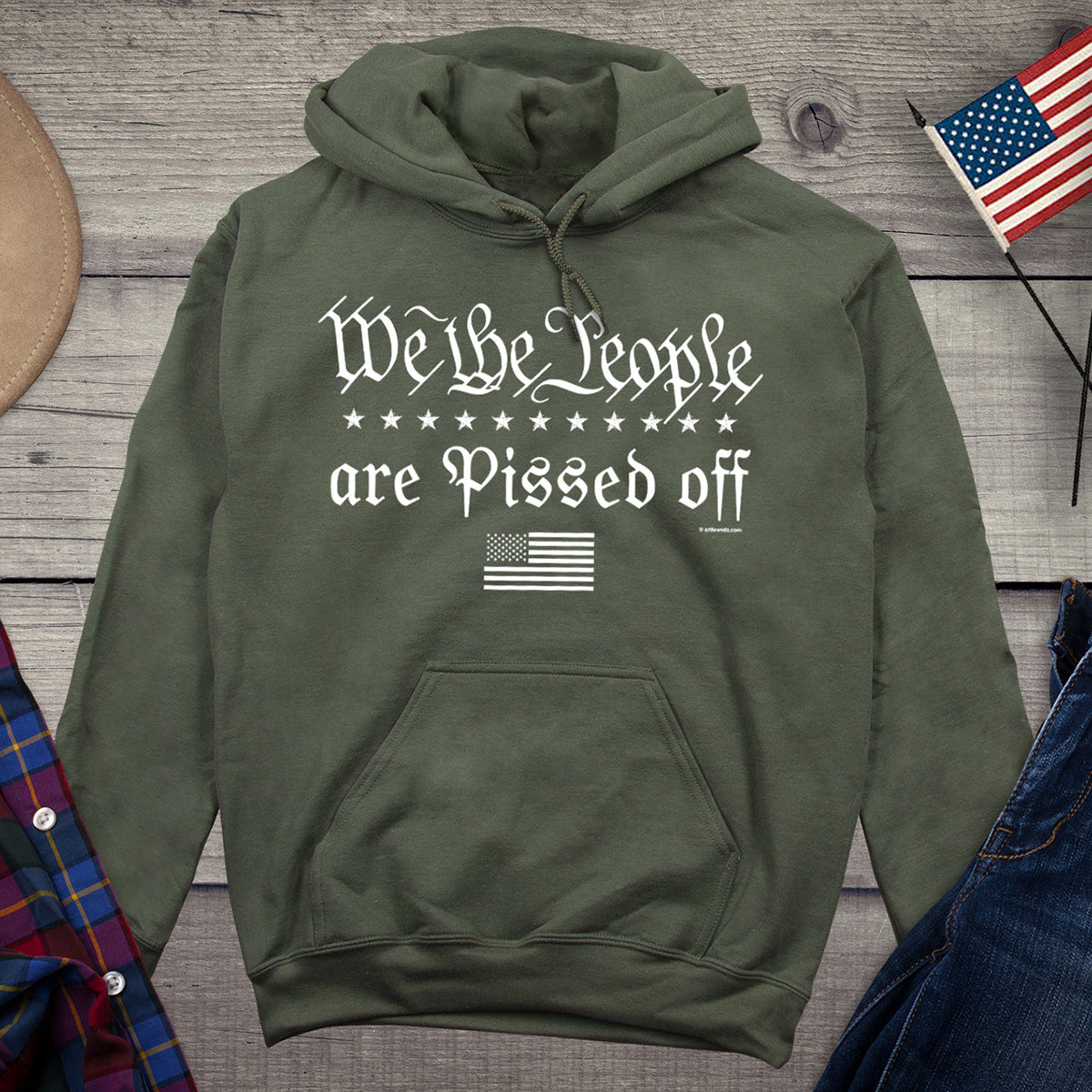 We The People Are Pissed Hoodie, American Pride Hooded Sweatshirt