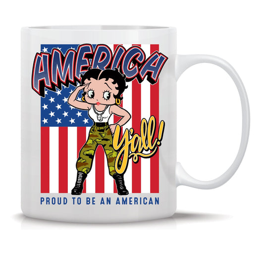 Betty Boop America Y'All Coffee Mug