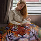 50" x 60" Tiger Plush Minky Blanket