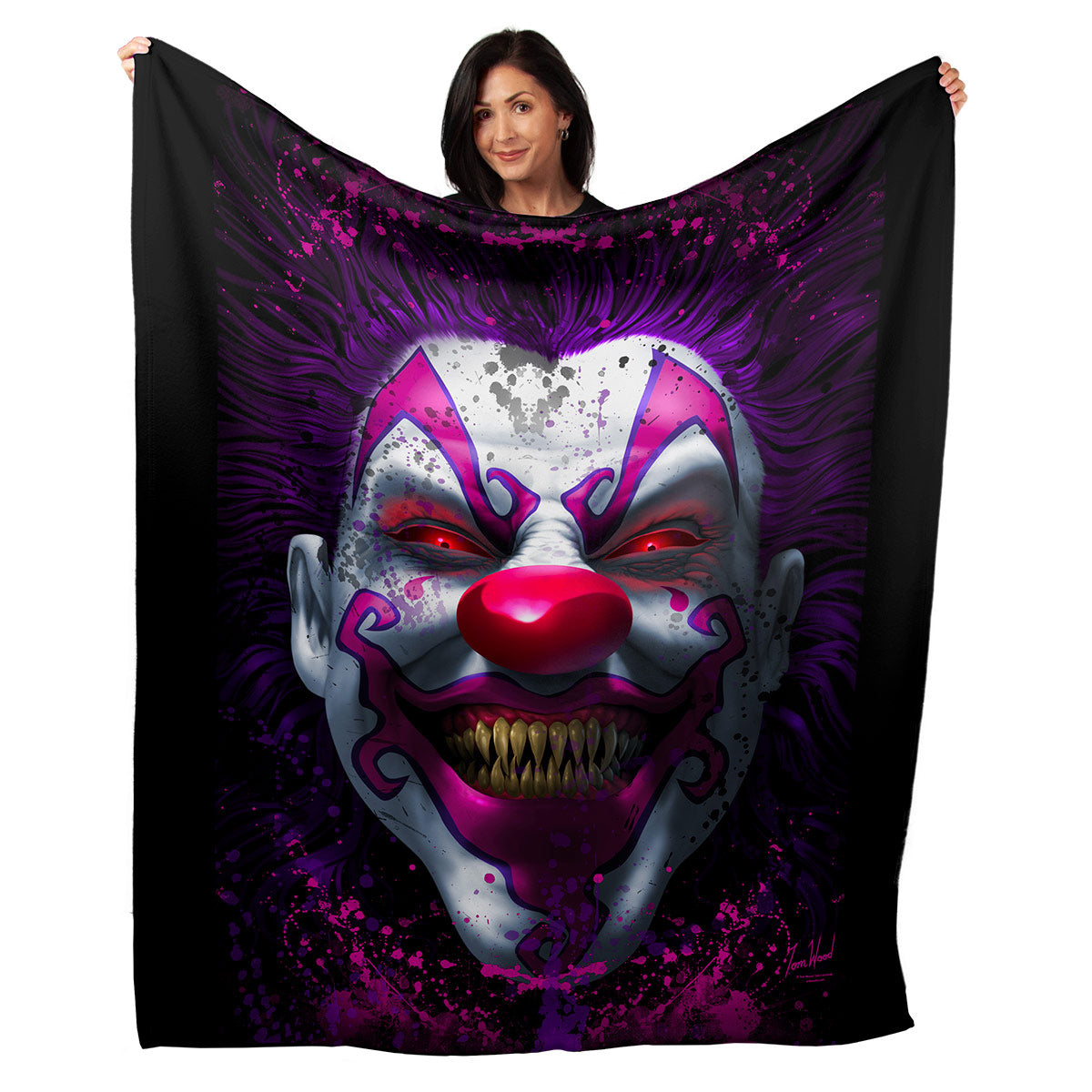 50" x 60" Keep Smiling Plush Minky Blanket