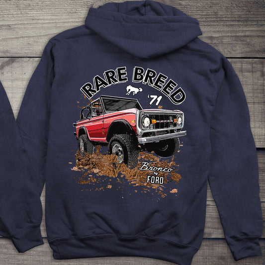 Ford Hoodie, Officially Licensed Bronco Rare Breed Hooded Sweatshirt