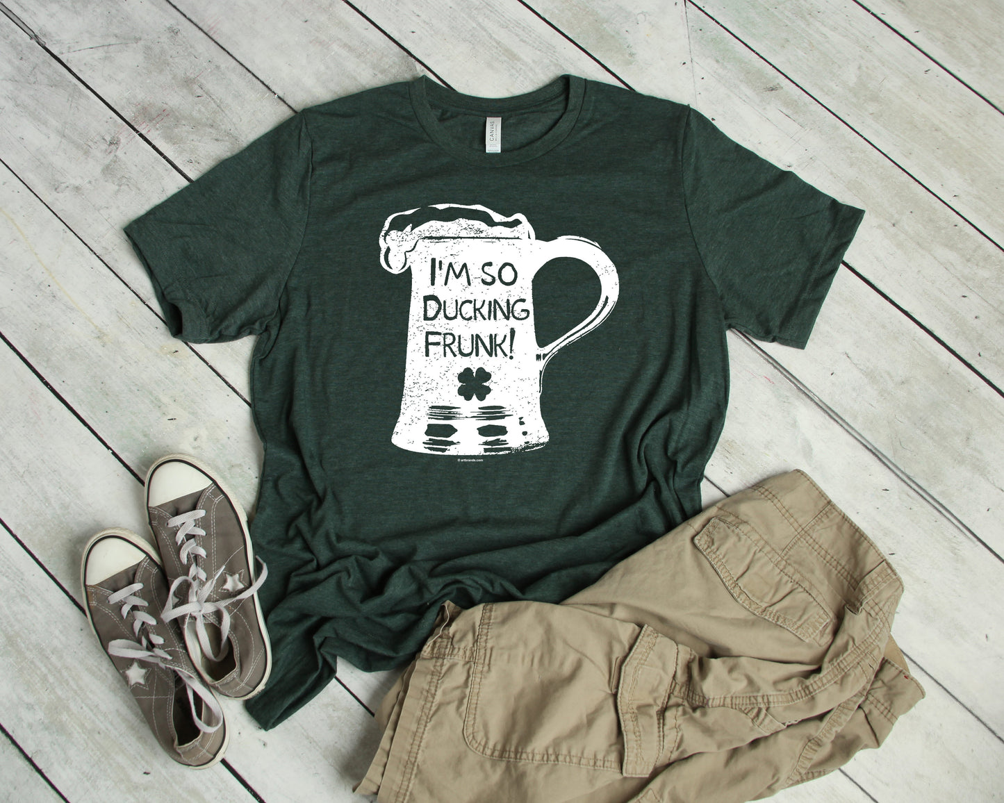 St. Patrick's Day T-Shirt, Ducking Frunk Tee Shirt