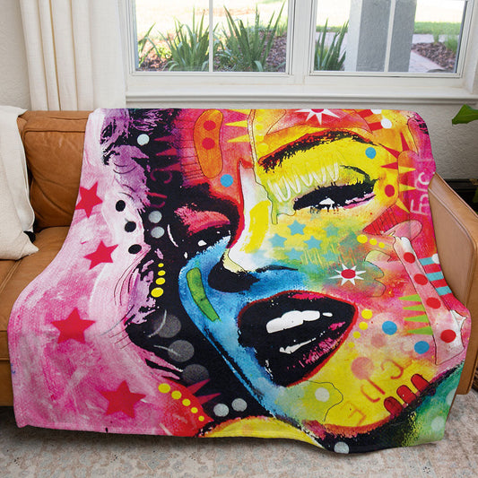 50" x 60" Marilyn II Plush Minky Blanket