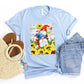 Gnomes With Sunflowers Tee