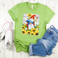 Gnomes With Sunflowers Tee