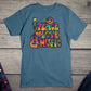 Neon Peace Love Music T-shirt