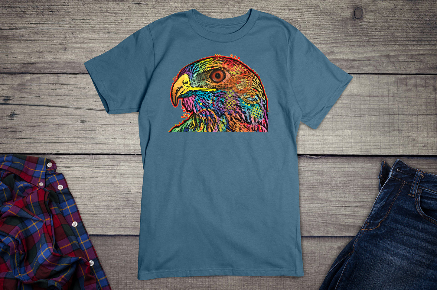 Neon Hawk Eye T-shirt