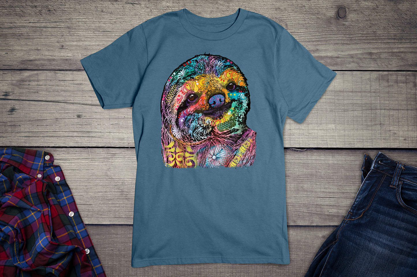 Neon The Sloth T-shirt
