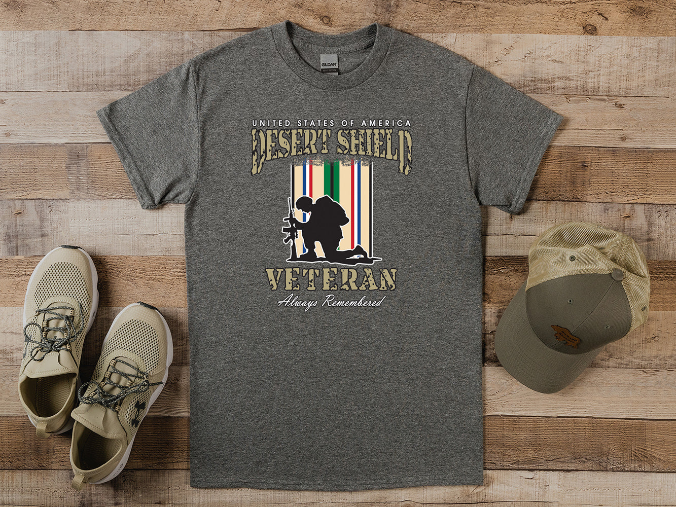 Always Remembered - Desert Shield T-shirt