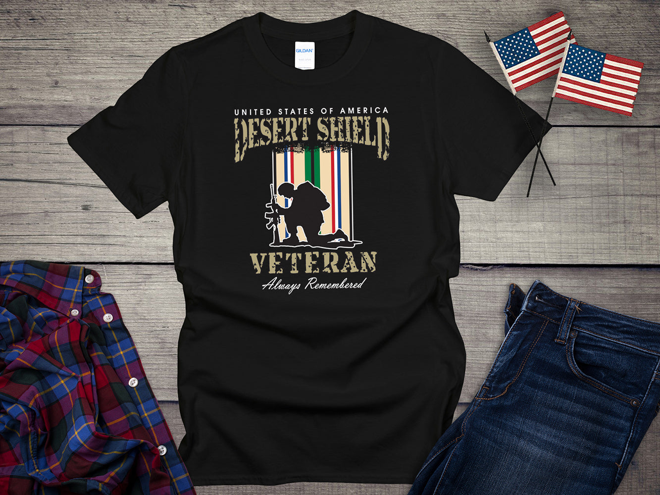 Always Remembered - Desert Shield T-shirt