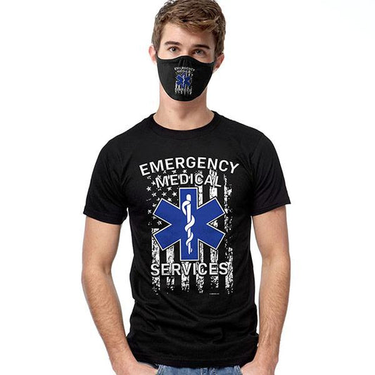 EMS Flag T-SHIRT SET - Cover Your Face